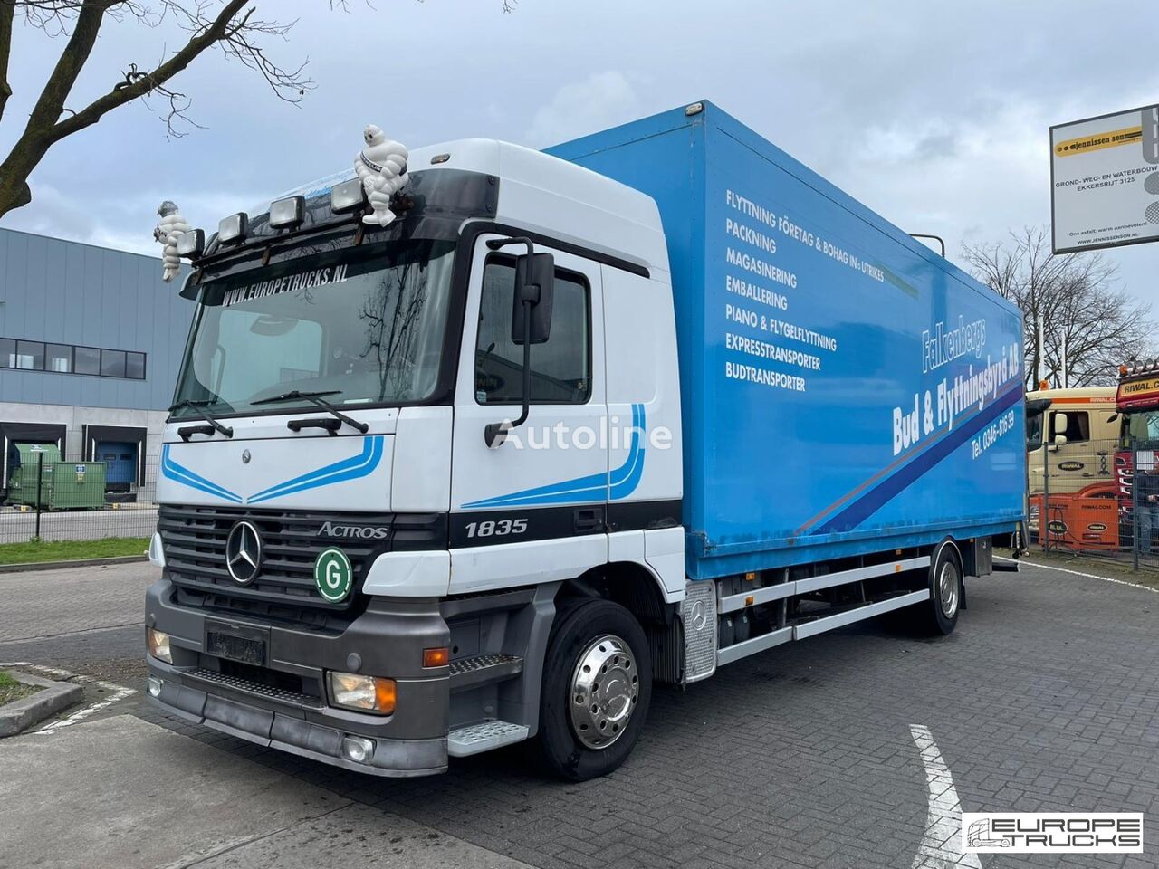 شاحنة مقفلة Mercedes-Benz Actros 1835 EPS 3 Ped - Airco - Sleeper Cab