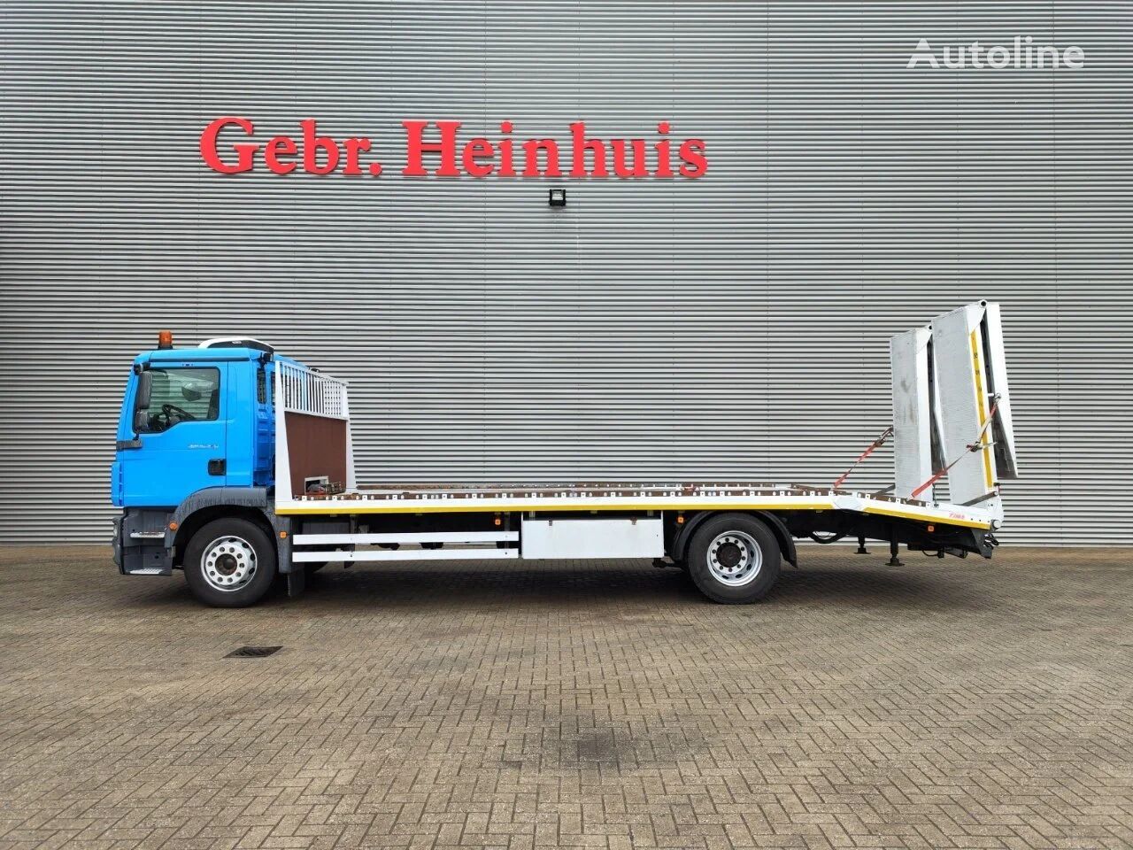 شاحنة نقل السيارات MAN TGM 18.290 4x2 Euro 5 Winch Ramps German Truck!