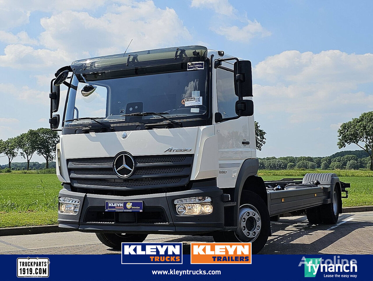 الشاسيه Mercedes-Benz ATEGO 1530 wb 5350 airco 191tkm