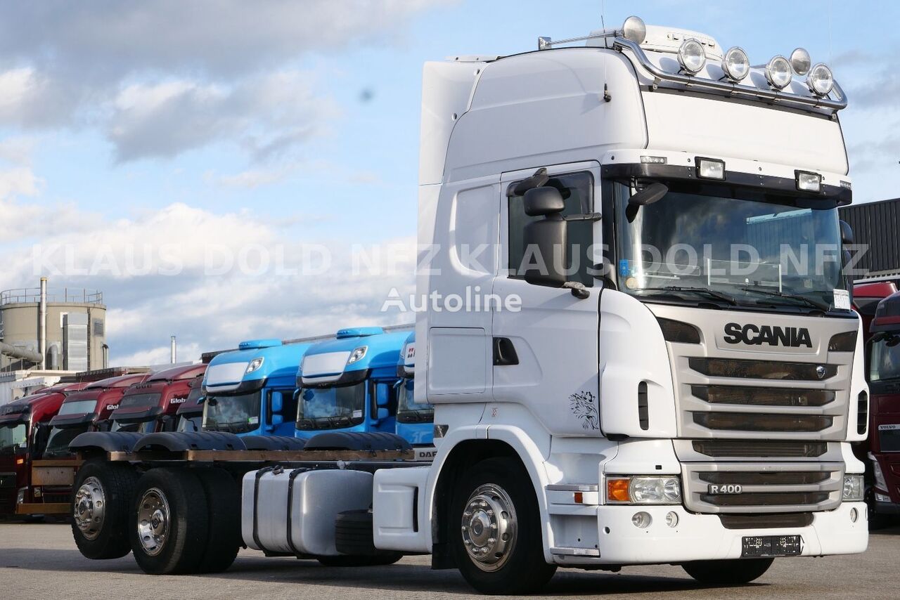 الشاسيه Scania R400 Retarder Lift-/Lenkachse Vollluft  Euro 5