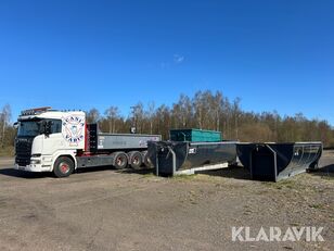 شاحنة قلابة Scania R580 med släp och 4 flak + العربات المقطورة شاحنة قلابة