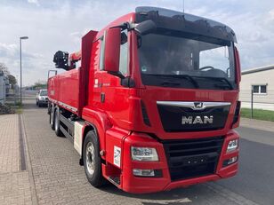 شاحنة مسطحة MAN TGS 26.500 mit Palfinger 20.501L TEC3 Kran