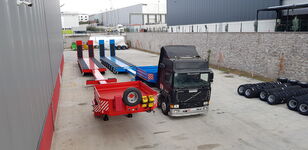 جديدة العربات نصف المقطورة عربة مقطورة مسطحة منخفضة Gürleşenyıl hydraulic low loader
