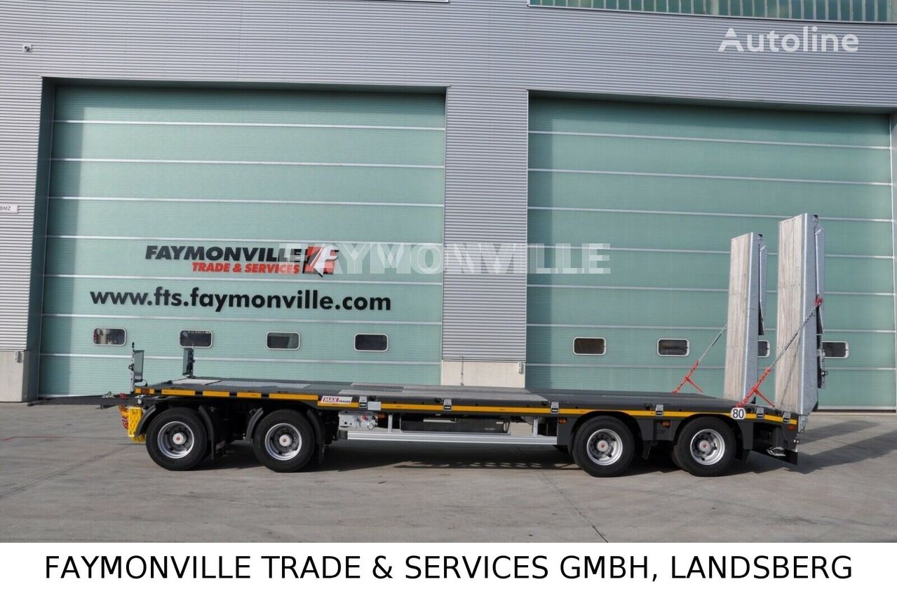 جديد العربات المقطورة عربة مقطورة مسطحة منخفضة Faymonville MAX TRAILER MAX600-S-4-9.30-U