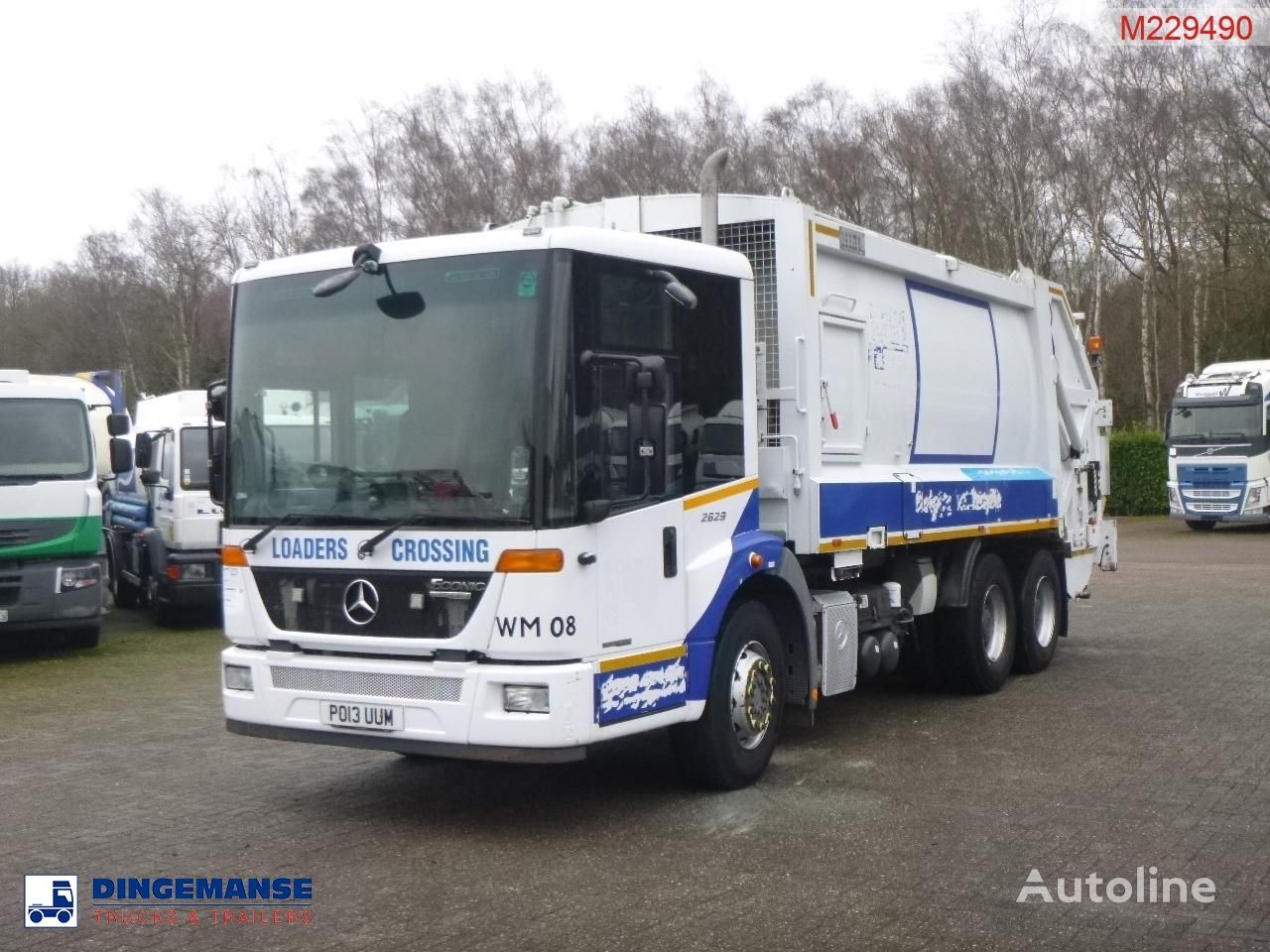 شاحنة جمع ونقل النفايات Mercedes-Benz Econic 2629 6x4 RHD Heil refuse truck
