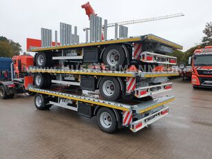 جديدة العربات نصف المقطورة عربة مقطورة مسطحة Fliegl H+W Plattform, Luft, 3 m. Seecontainer Rampen