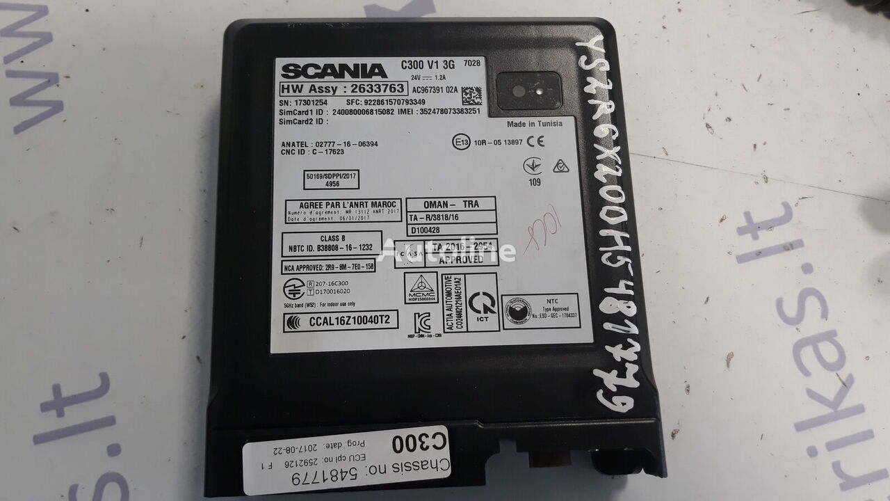 وحدة التحكم Scania RTC C300 control unit لـ السيارات القاطرة Scania R