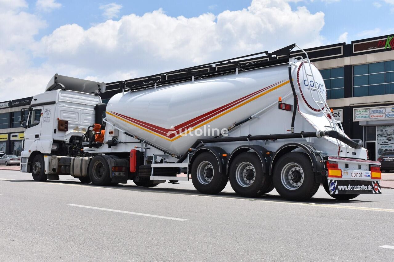 جديد شاحنة الصهريج لنقل الإسمنت Donat V-Type Cement Semitrailer