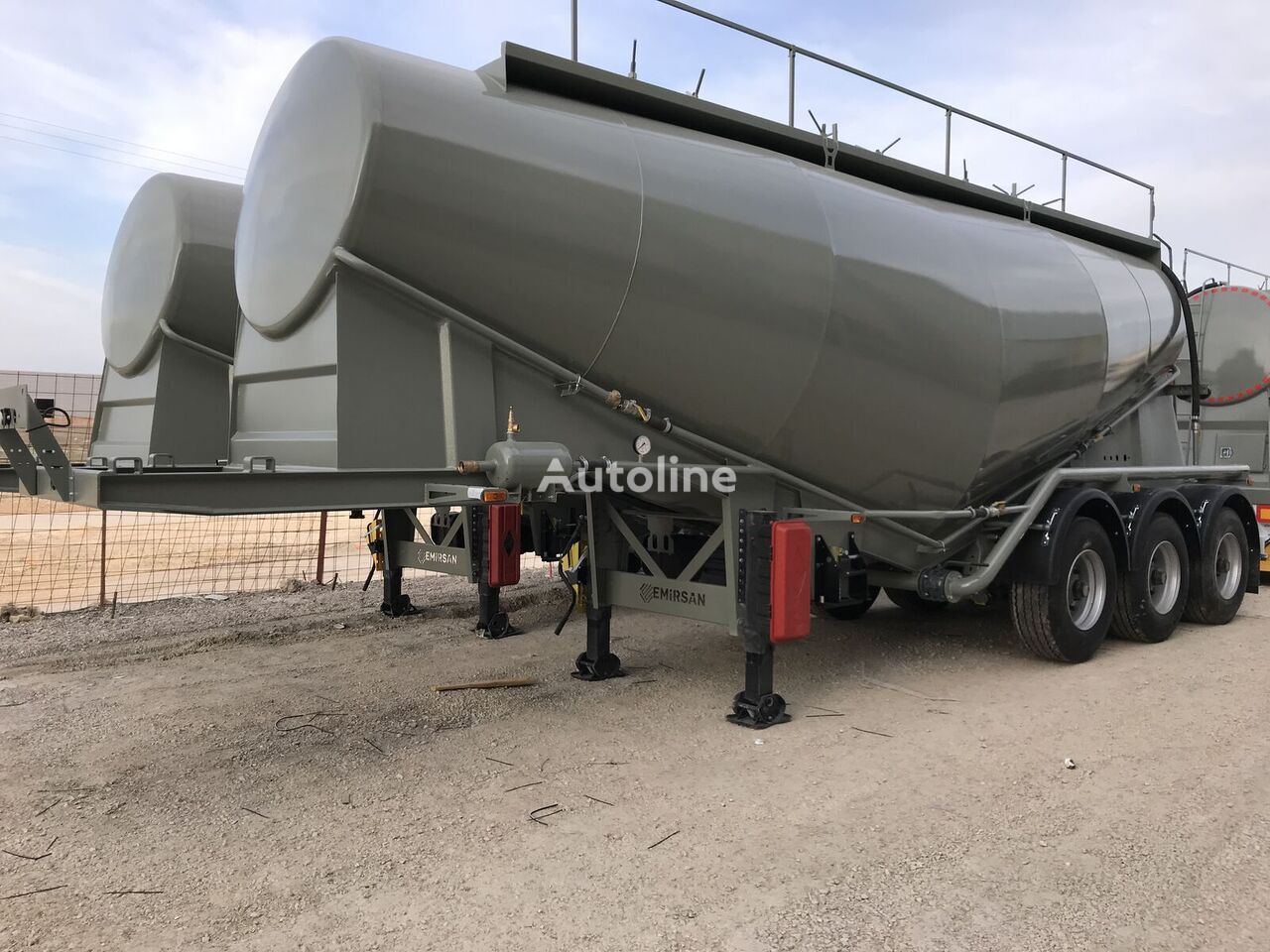 جديد شاحنة الصهريج لنقل الإسمنت Emirsan 2023 Cement Tanker from Factory, 3 Pcs, 30 m3 Ready for Shipment