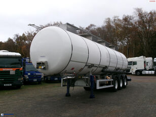 عربة الصهريج لنقل المواد الكيميائية Parcisa Chemical tank inox L4BH 34.3 m3 / 4 comp / ADR 17/05/24