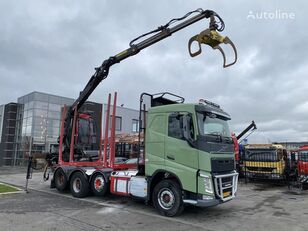 شاحنة نقل الأخشاب Volvo FH 16.750 8X4 - EURO 6 + HIAB JONSERED 1080 + FOREST CABIN - TIM