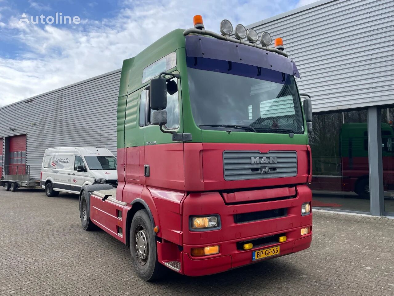 السيارات القاطرة MAN TGA 18.480 / ORIGINAL LOW KM / HOLLAND TRUCK / HYDRAULIEK / AUTO